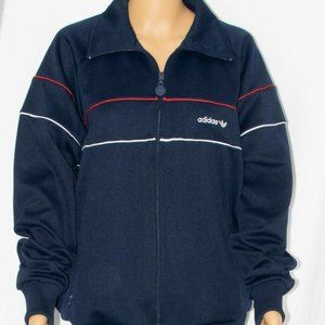 Vintage Adidas Track Suit Jacket & Pants Zip Large